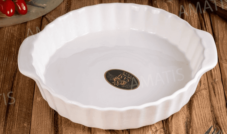 تارت گرد لبه دار