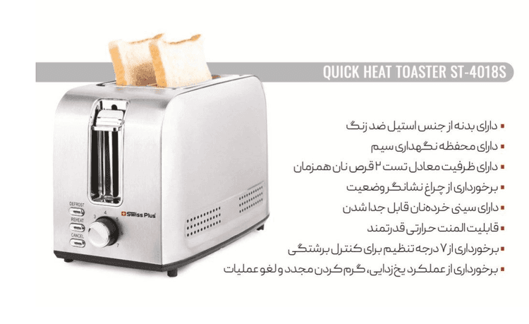 تستر نان سویس پلاس